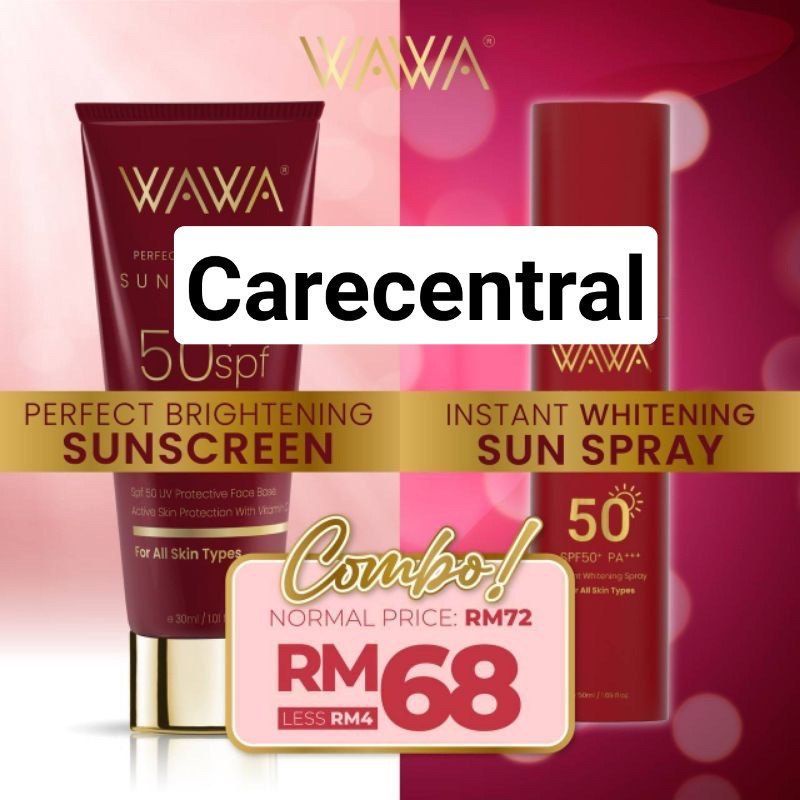 💯ORIGINAL.HQ 】WAWA SUNSCREEN BODY LOTION TRIAL PACK SPF50 SUN