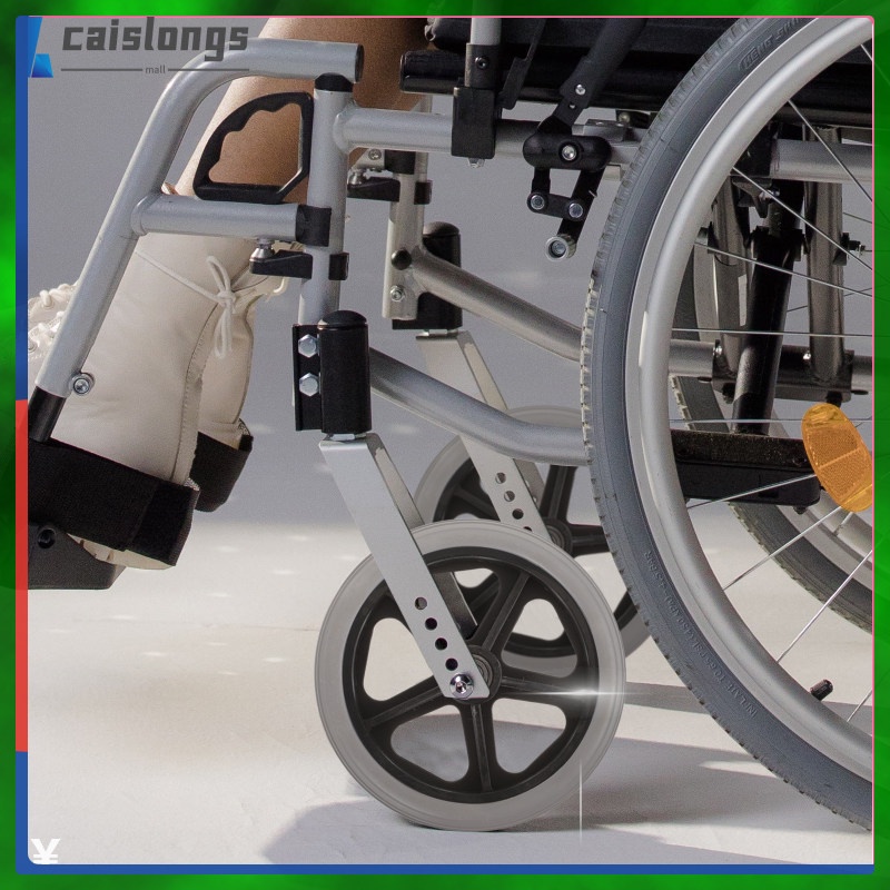 2Pcs Heavy Duty Small Wheelchair Transport Wheelchair Replacement Wheels For Walkers Drive