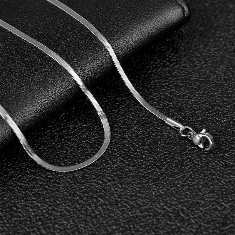 BABA Snake Chain For Men Women Chokers Clavicle Necklace Jewelry 3mm ...
