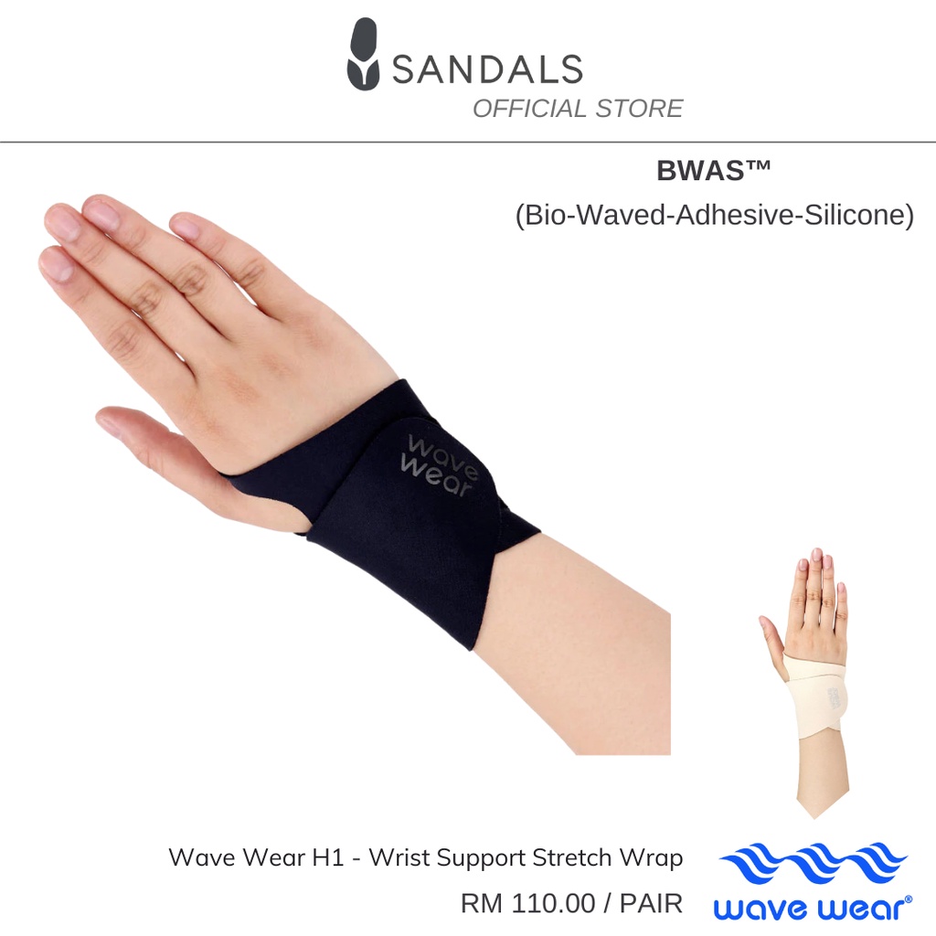 Wave Wear H1 Wrist Support Stretch Wrap | Shopee Malaysia