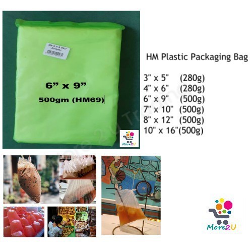 [Food Grade] HM Plastic bag/ Food Packaging Bag/ Plastc Tabao Bag