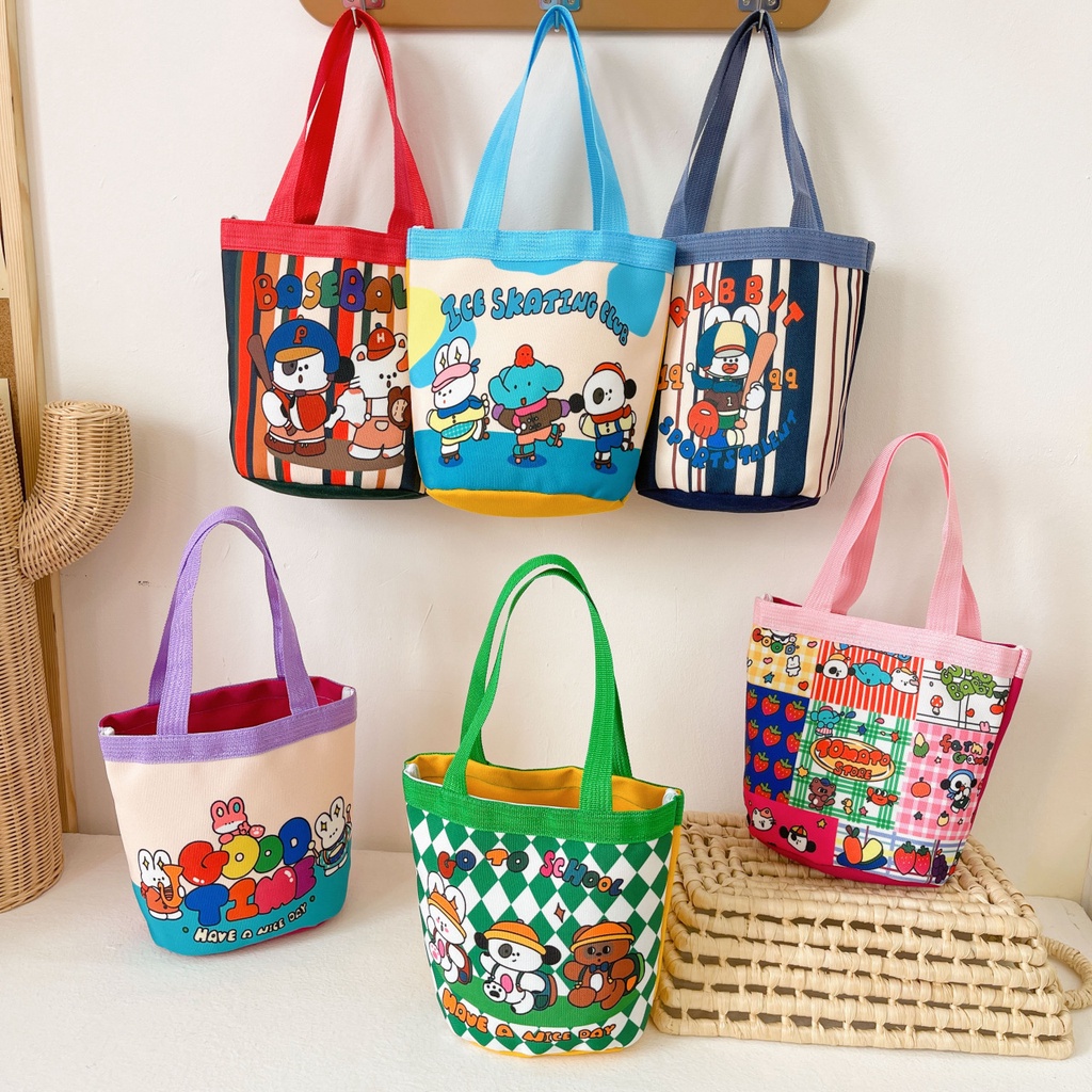 Children's Tote Bag Character Totebag Cartoon Character Cute MODEL Cute — free download