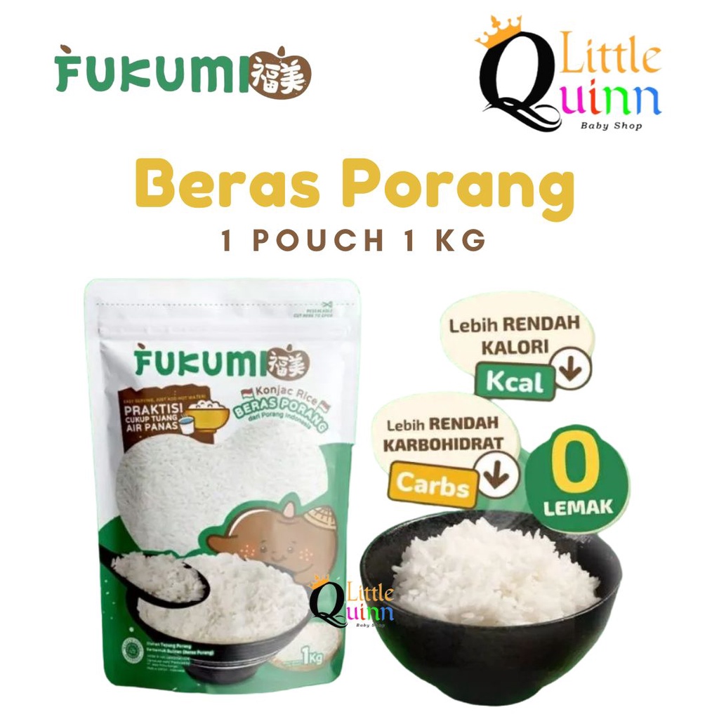 FUKUMI Porang RICE Pouch 1Kg | Shopee Malaysia