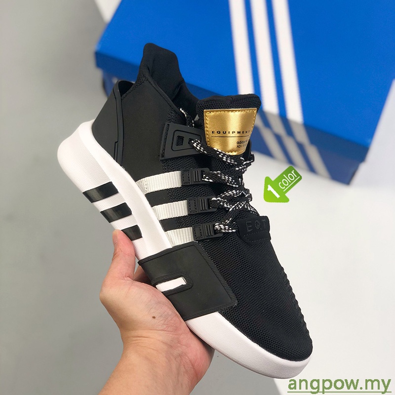 Premium Adidas EQT Basketball ADV Men Women Jogging Shoes Sports Shoe Black white gold Shopee Malaysia