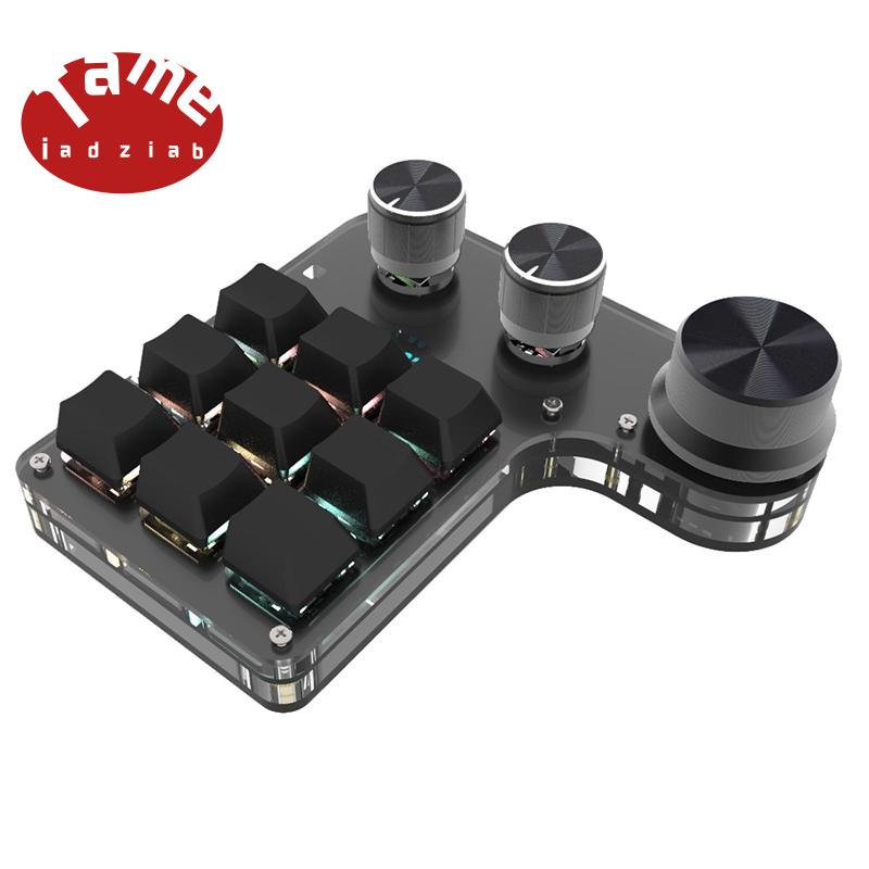 1 PCS Wireless Bluetooth Programming Macro Custom Mini Keyboard RGB ...