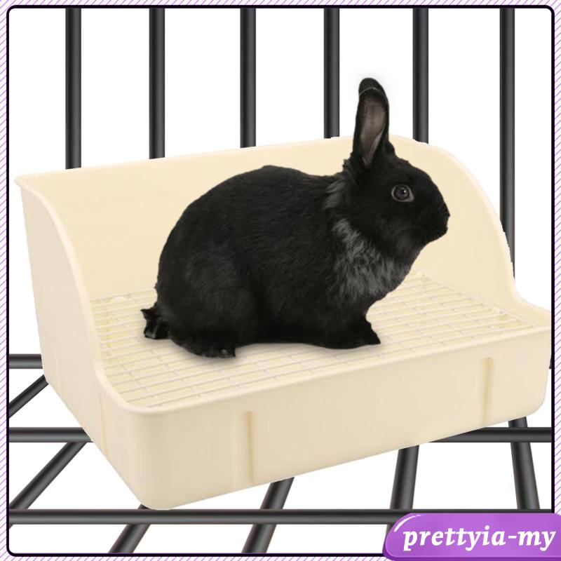 [PrettyiaMY] Rabbit Litter Box, Pet Toilet Small Animals Litter Tray