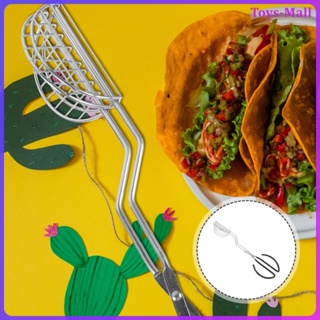 Taco Holder Plates Taco Accessories Taco Shell Mold For Frying Taco Bar  Serving Dishes Stainless Steel Tray With Sauce Bowl