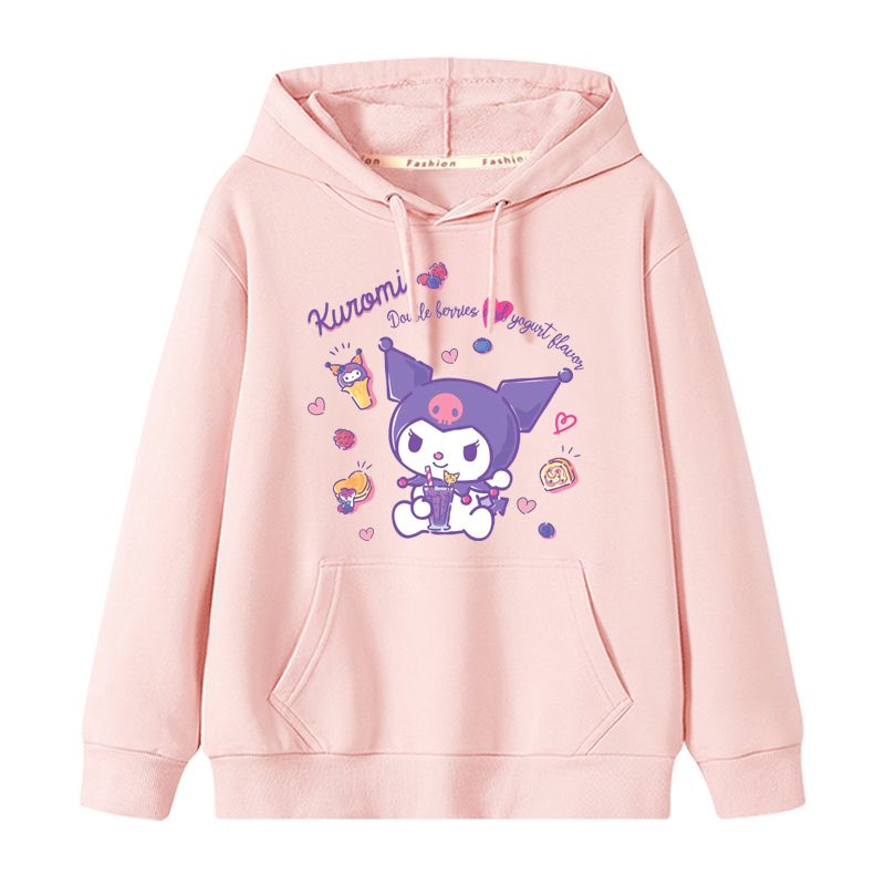 4-14Years Girl Hoodies Cotton Soft Boy Hooded Long Sleeve Cartoon Cute ...