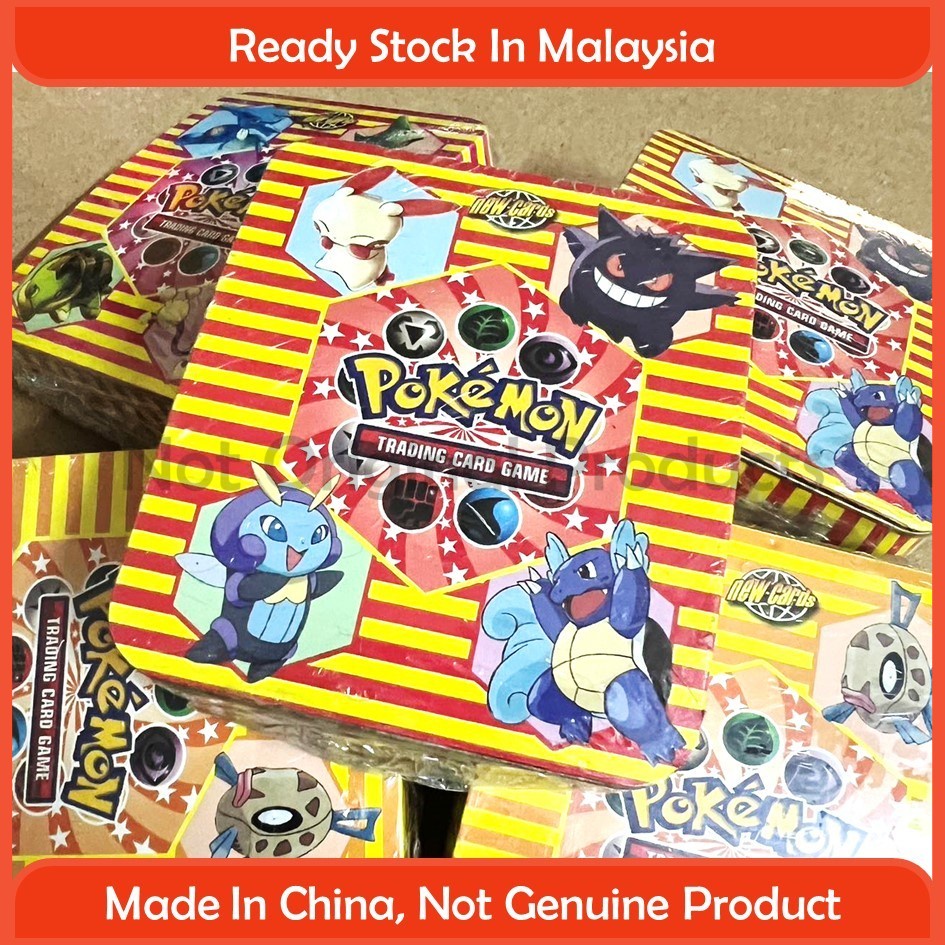 [50pcs/box] Pokemon Box Cases Collection Trading Card Game | Shopee ...