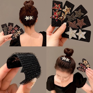 Magic Hair Clip Bird Nest Shaped Hair Holder Velvet Hair Ring Ball