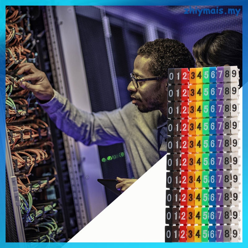 Number Tube The Wire Cable Marker Tags Labeler Electrical Labels 100