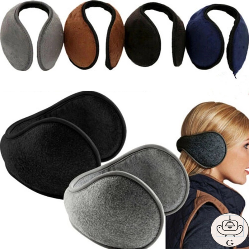 GS Men Winter Simple Soft Fleece Plush Warmer Earmuff Ear Muffs ...