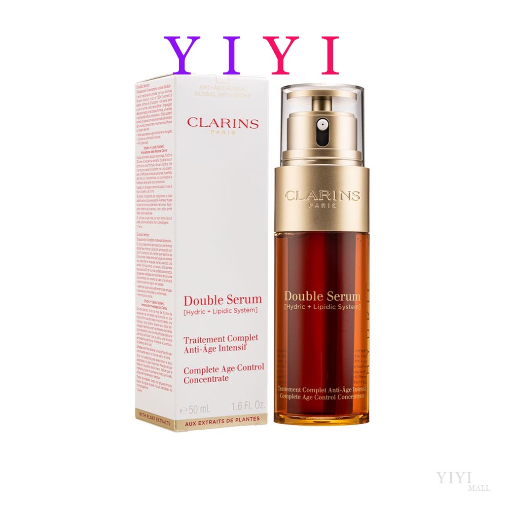 Clarins Double Serum Value Set (eye 20ml + jumbo 50ml) Shopee Malaysia