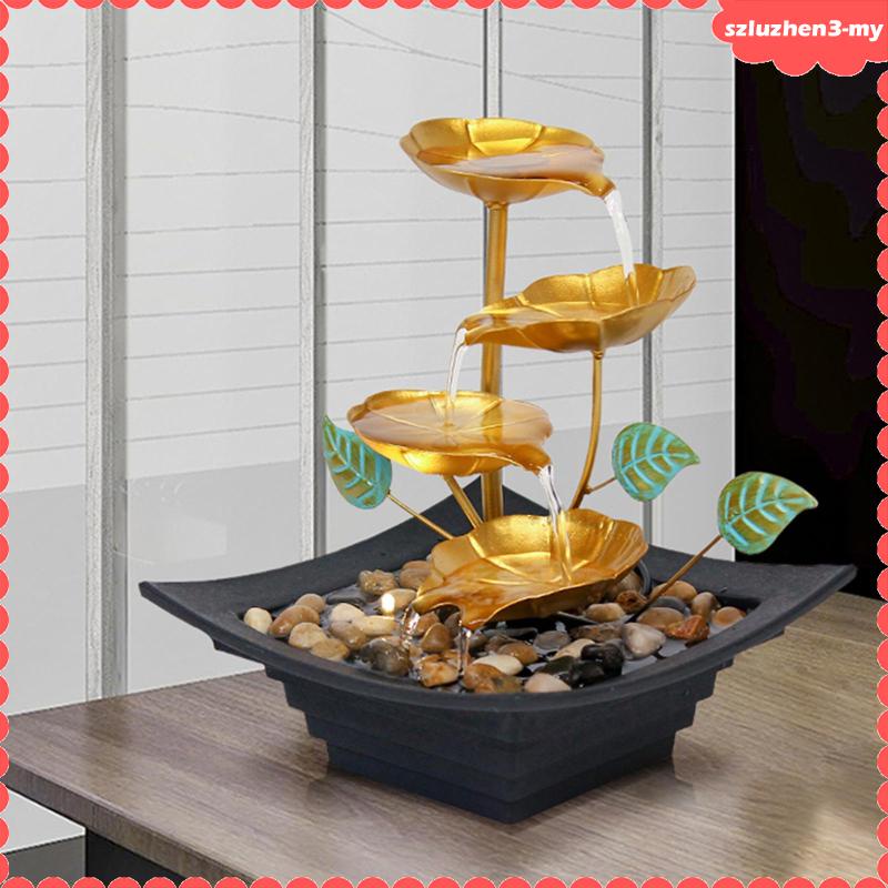 [SzluzhenbcMY] Tabletop Water Meditation Mini Waterfall Small Indoor ...