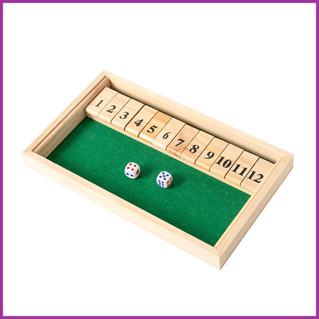 Shut The Box Game Wooden Shut The Door Game Front Porch Classics Circa ...