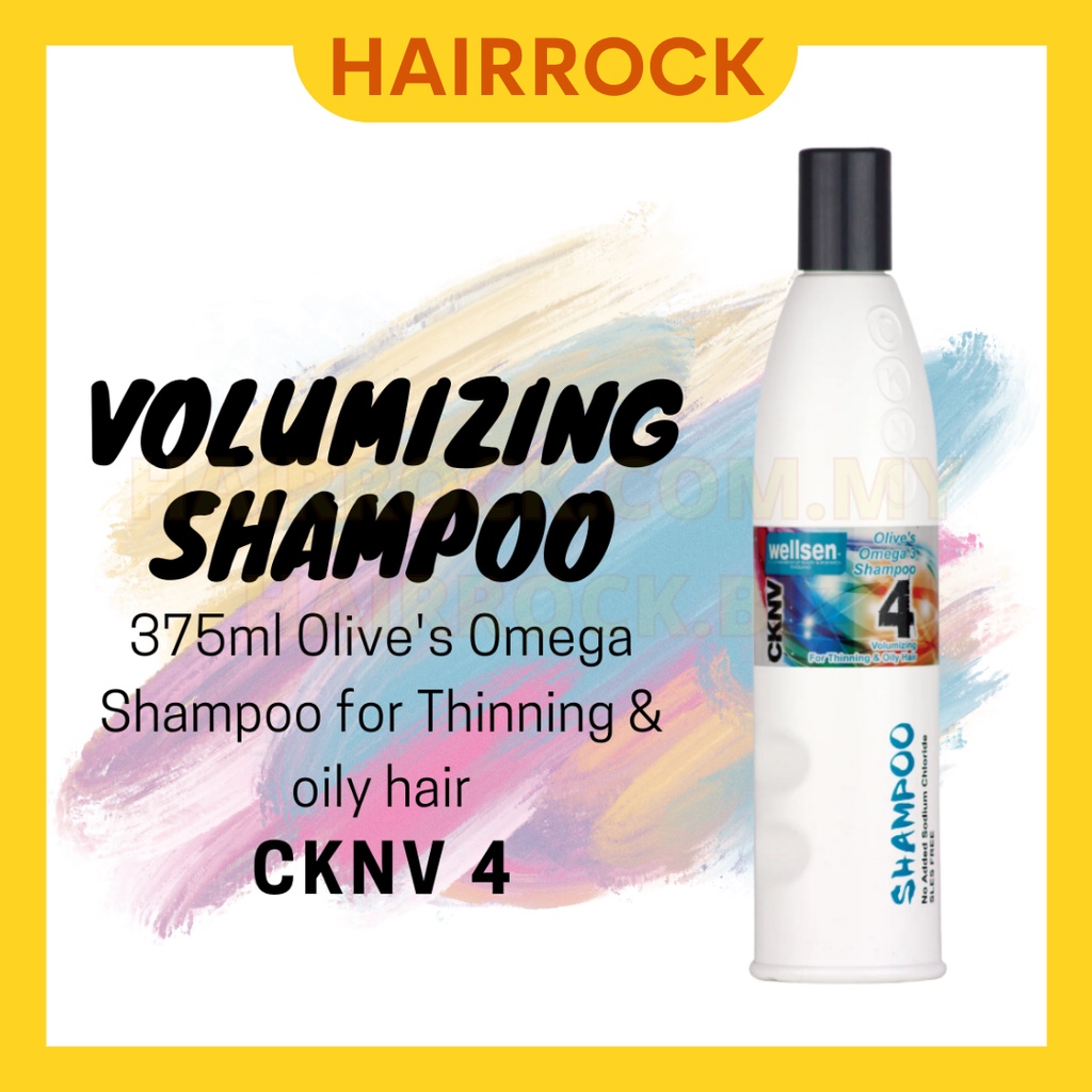 CKNV4 Wellsen Olives Omega 3 Volumizing Shampoo (375ML) Shopee Malaysia