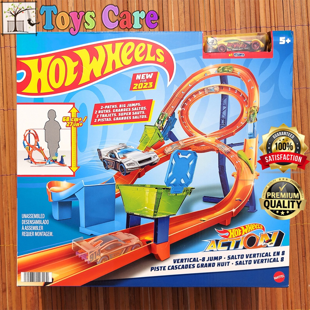 Hotwheels ACTION VERTICAL 8 JUMP TRACK SET PLAY SET - ORIGINAL MATTEL ...