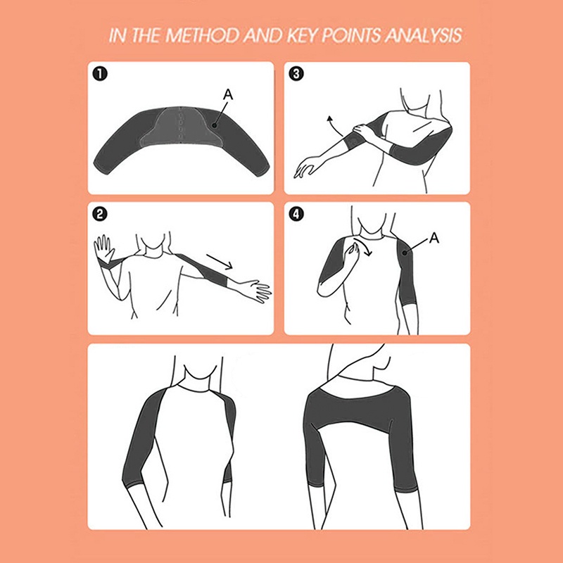 Anti-Hunchback Posture Shapewear Women Slim Arm Correct Back Posture ...