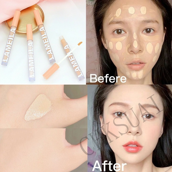 Waterproof concealer can cover acne scars and make the concealer smooth