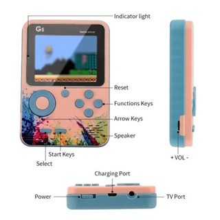 Mini 500 in 1 Game Console Retro FC Handheld Gameboy Mini Game Machine ...