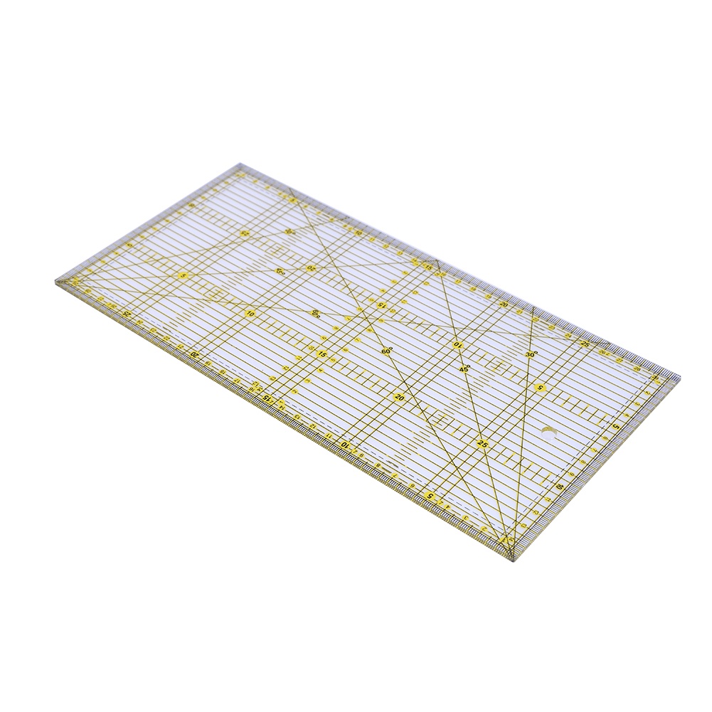 [Ready Stock] 30 X 15 cm Clear Acrylic Quilt Ruler Patchwork Acrylic ...