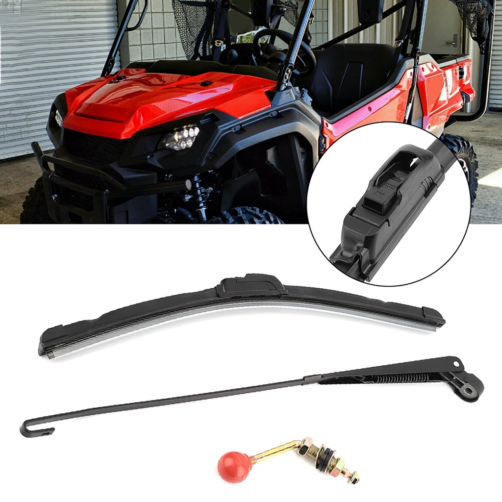 In Stock Utv Manual Hand Operated Windshield Wiper Blade Universal Replacement Kit Shopee Malaysia 5811