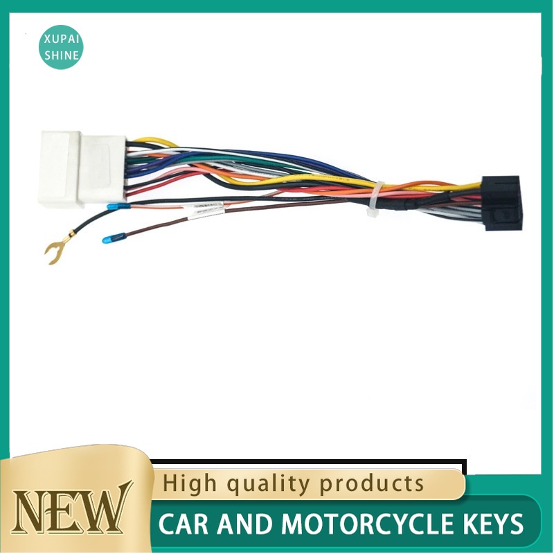 xps Car Sterei Radio 16PIN Adaptor Wiring Harness For Mitsubishi Lancer