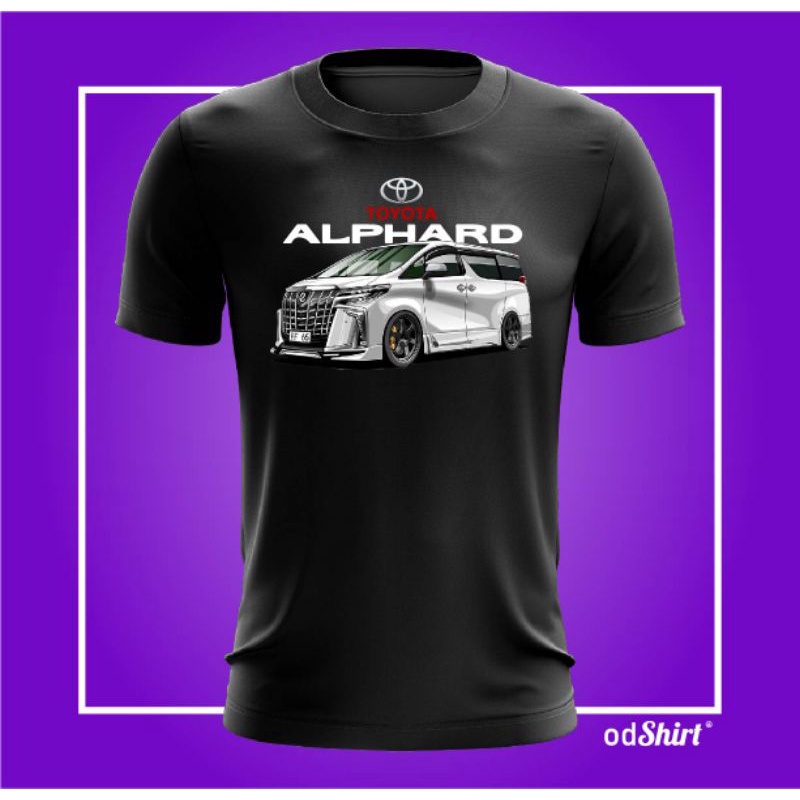 Baju Toyota Alphard Vellfire Graphic T Shirt Tshirt Microfiber Baju ...