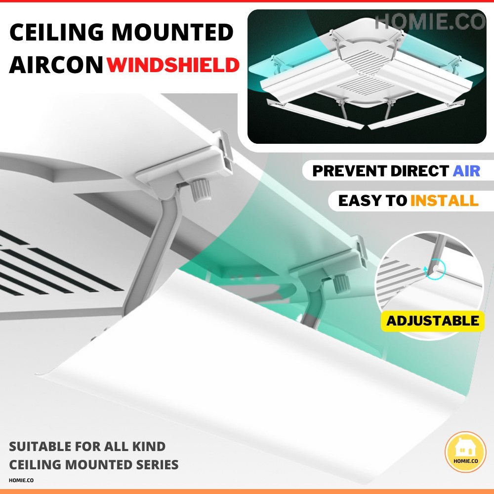 Adjustable Air Conditioner Windshield Office Prevent Direct Wind Air ...