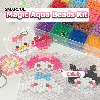 Multicolor Water Spray Magic Beads Toy Set Education Puzzle Aqua