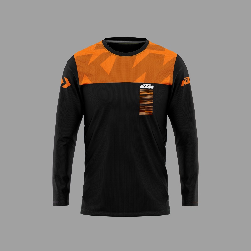 Ktm 2023 Design 1 Longsleeve Riding Jersey Sublimation Tshirt / Baju ...