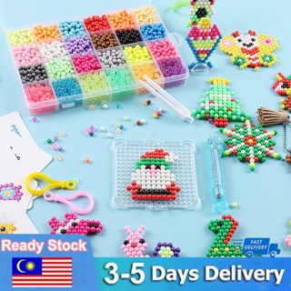 6000pcs Refill Hama Beads Puzzle 3D Handmade Magic Aquabeads DIY