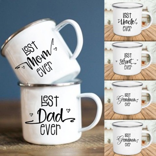 Best Mom Ever Print Mug Creative Coffee Tea Cups Drink Dessert Breakfast  Milk Cup Enamel Mugs