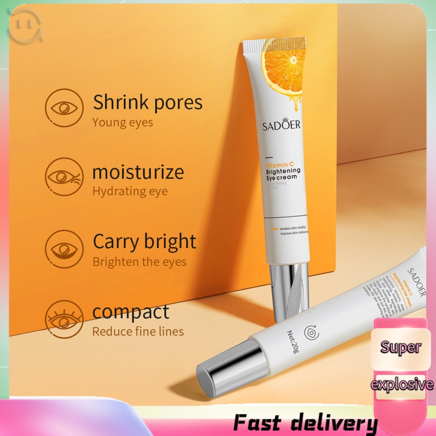Vitamin C Whitening Eye Cream Brightening Moisturizing Hydrating Anti