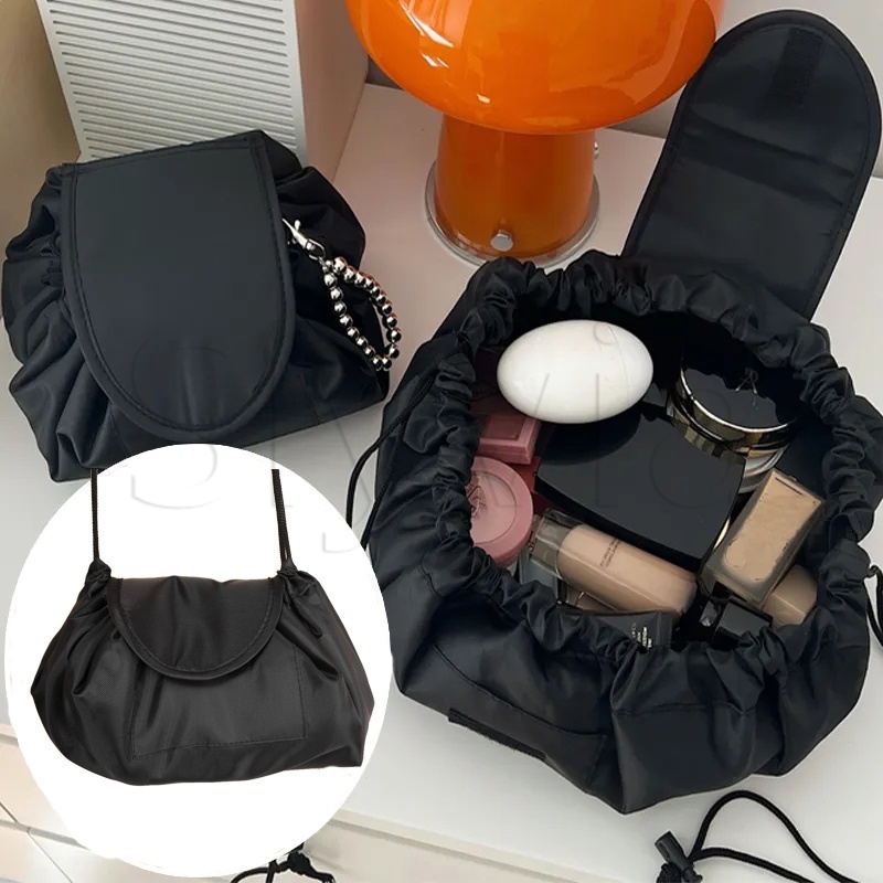 Drawstring cosmetic makeup outlet travel bag