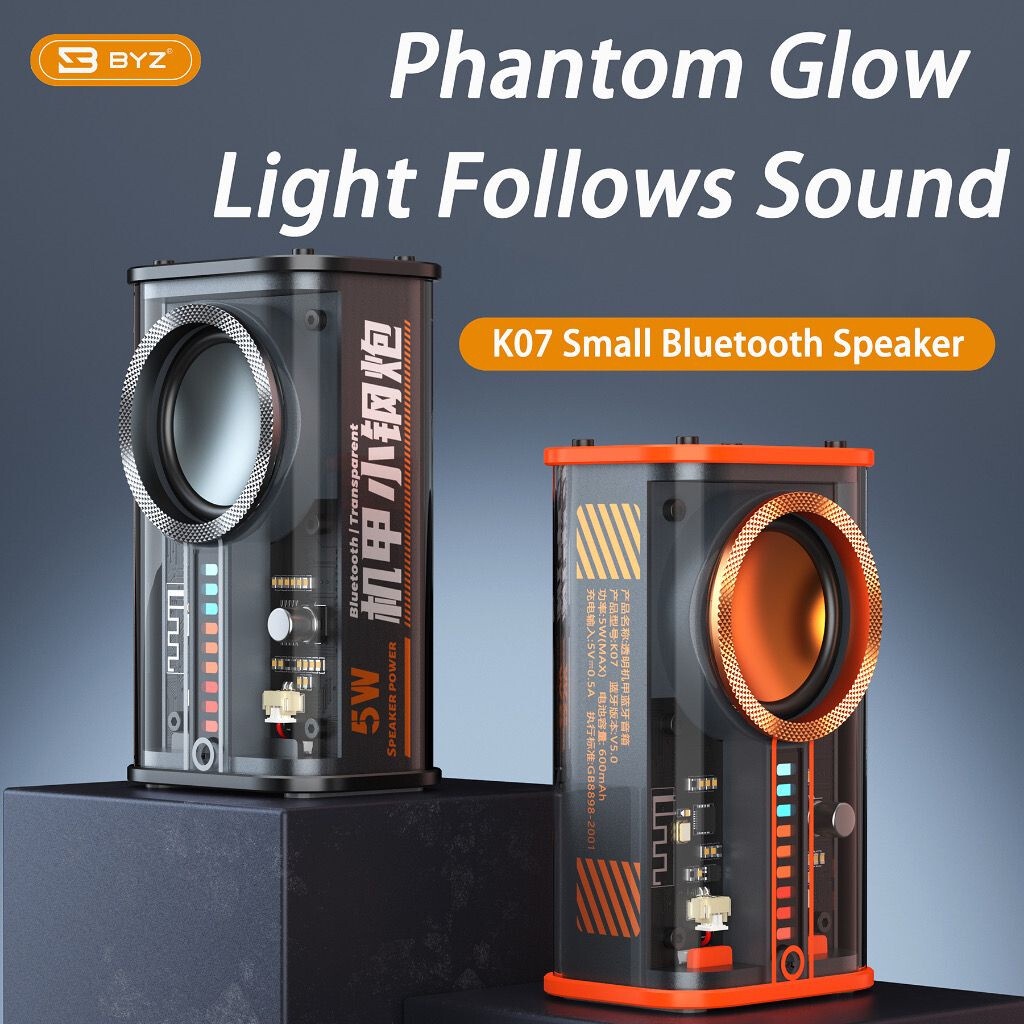 New Mini Transparent Bluetooth Speaker TWS Two-Machine interconnection ...