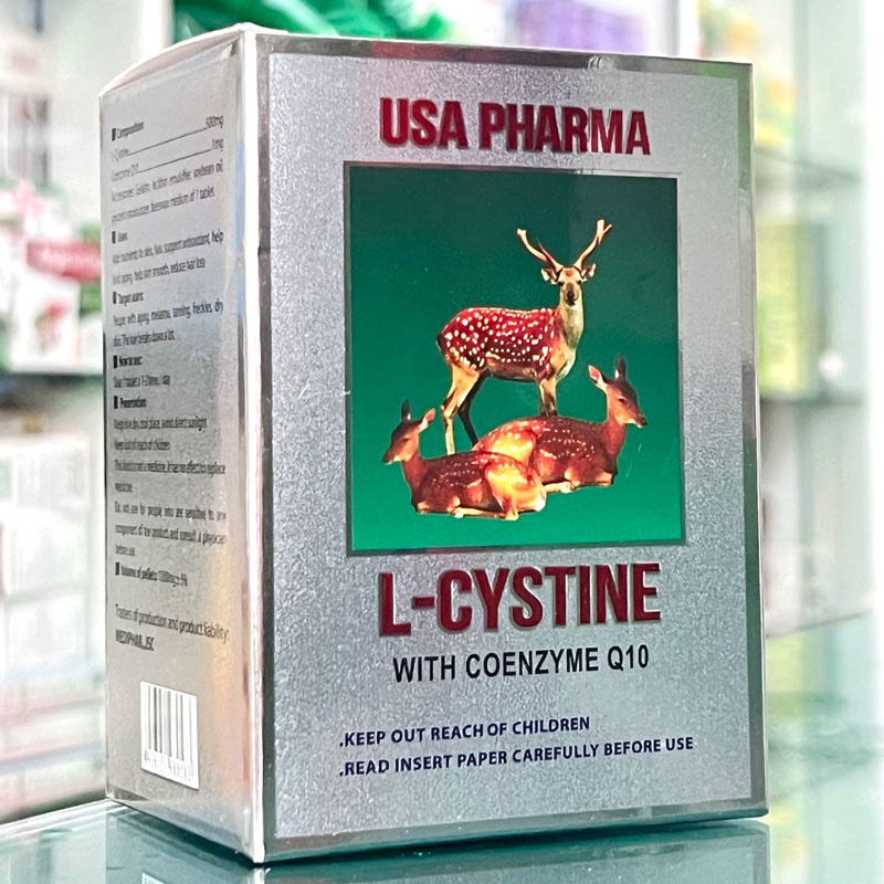 (60 Tablets) LCystine Coenzyme Q10 AntiAging, Brighten Skin, Reduce Hair Loss Shopee Malaysia