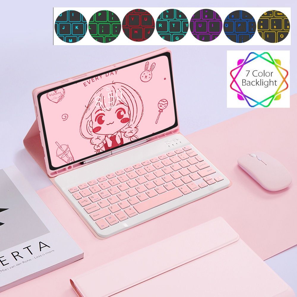 Backlight Wireless Bluetooth Keyboard Case for Samsung Galaxy Tab S6