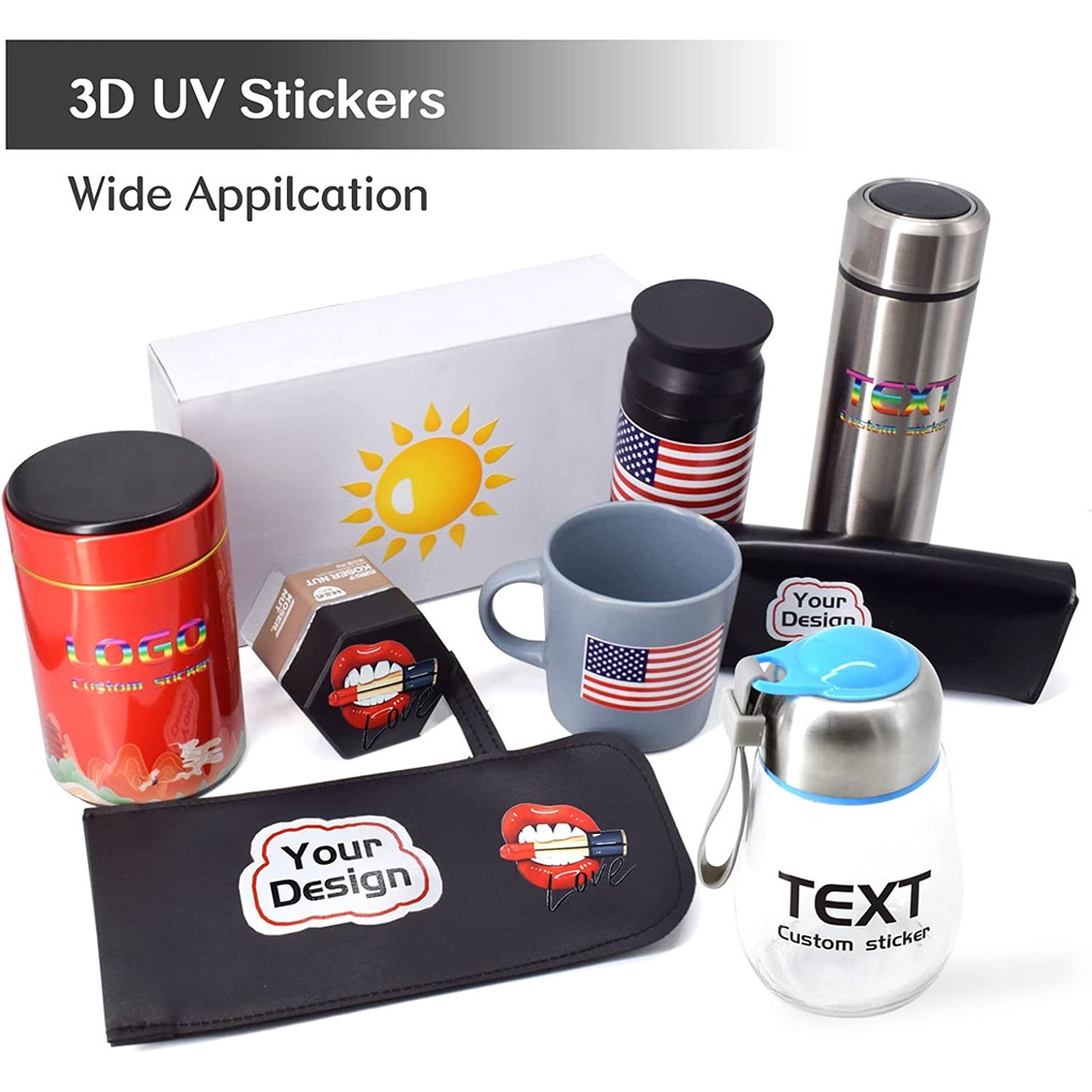 UV DTF Sticker Label/Hybrid UV Sticker Label A4 Size | Shopee Malaysia