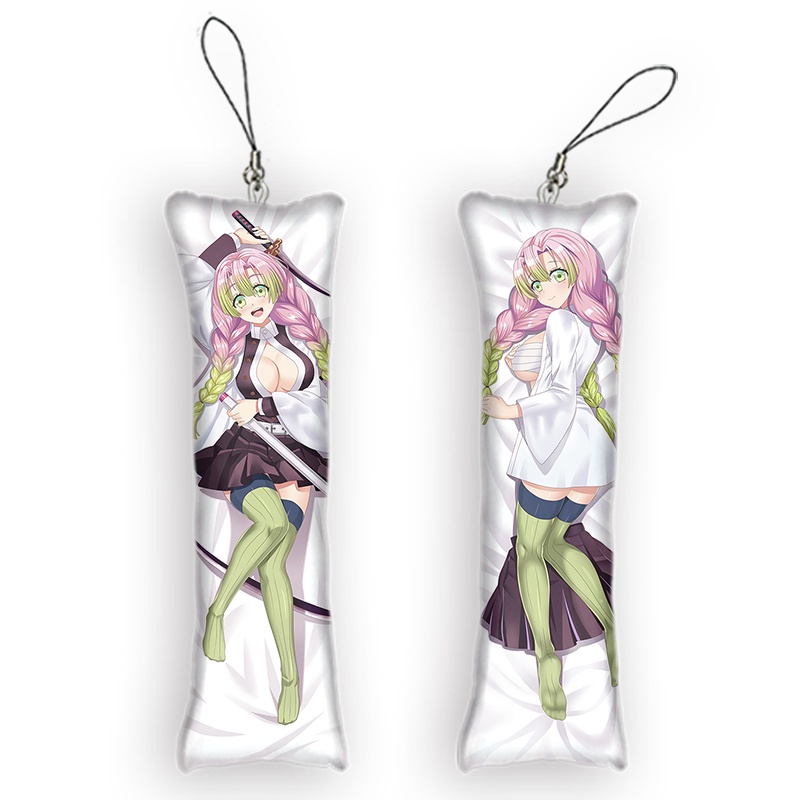 Demon Slayer Dakimakura Keychain Double Sided Kanroji Mitsuri Anime