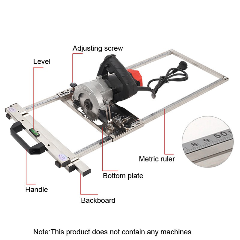 Saw Guide Rail For 4/5/7 inches Electricity circular saw Multi-function ...