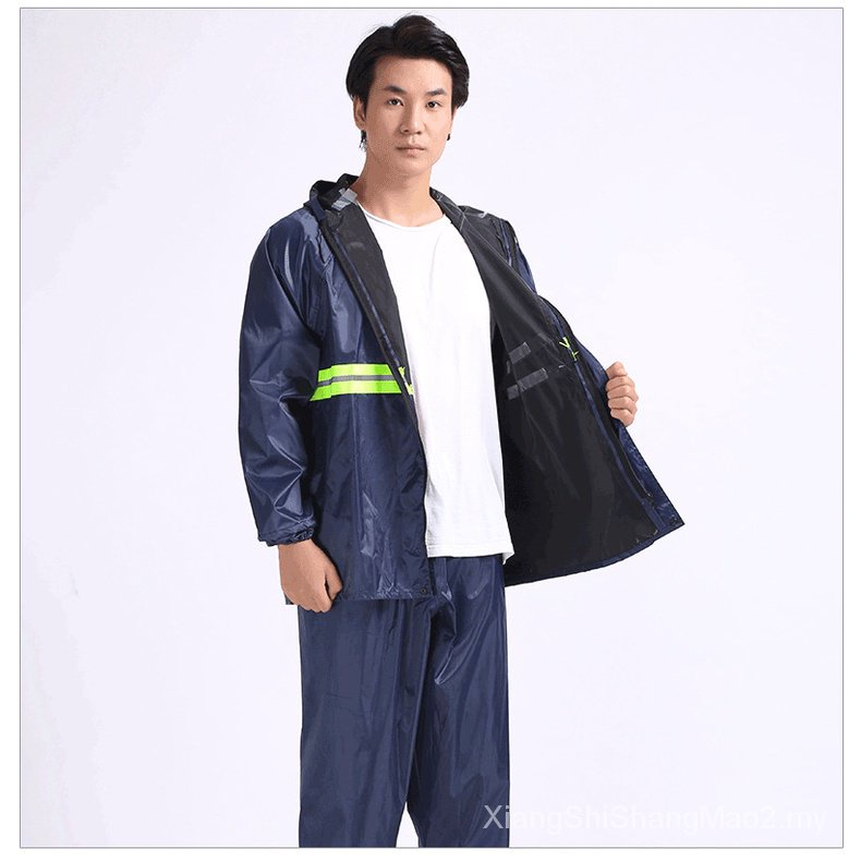 Pvc Cycling Split Raincoat Set Oxford Cloth Raincoat Rain Pants ...