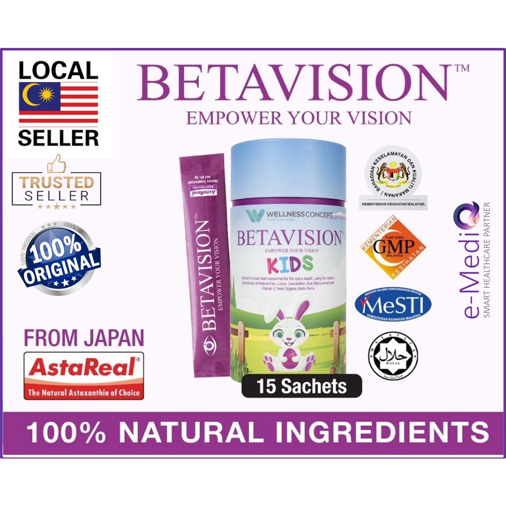 BetaVision [Free Shipping] Eye Care Vision Supplement for Kids from ...