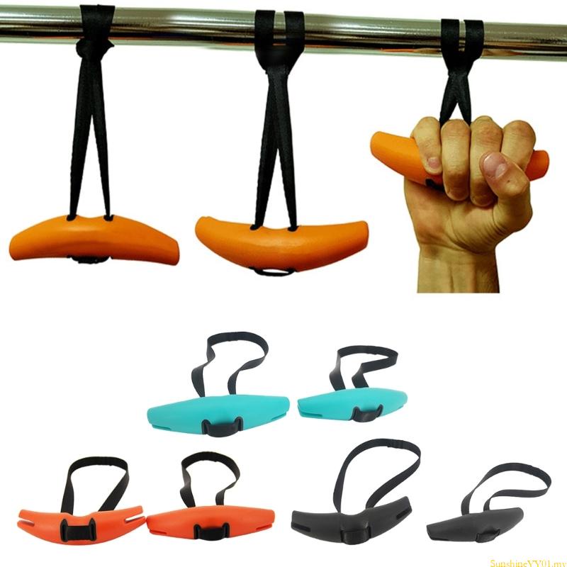 SUN 1Pair Training Grip Sling Resistance Band Handles for Pull up Bars