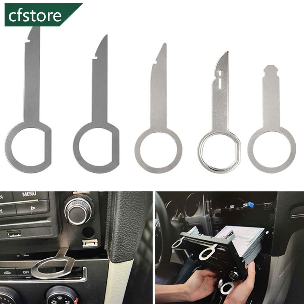 CFSTORE 2Pcs Car Radio Removal Key Pins Tool Stereo Head Unit Audio Car ...