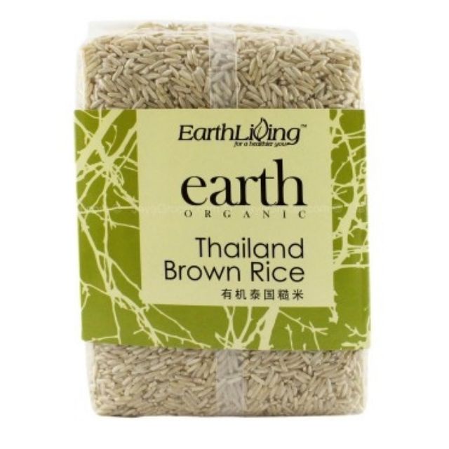 EARTH LIVING ORGANIC THAILAND BROWN RICE 1KG 有机泰国糙米 EXP:3/2027 | Shopee ...