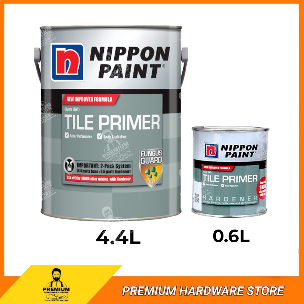 NIPPON PAINT Tile Primer 5 Liter Water Thinned Epoxy Primer for Tile