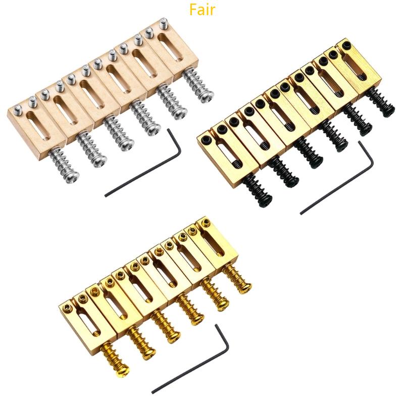 Fair Electric Guitar Bridge Tremolo Bridge 10 5mm Brass Flat Top Guitar