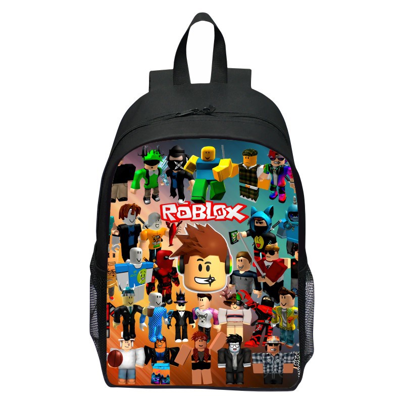 Kids School Bag ROBLOX 3D Cartoon Pattern Primary School Backpack