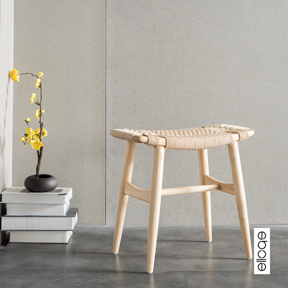 ELLOQE Gia Stool Backless Stool Solid Wood Malaysia (Preorder